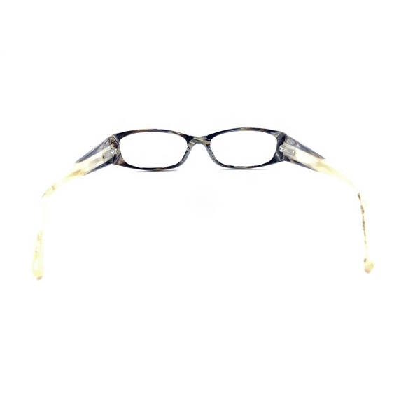 Chanel 3119-H 944 Brown Cream Horn Eyeglasses Frames 50-16 135 Italy Designer - Picture 5 of 12